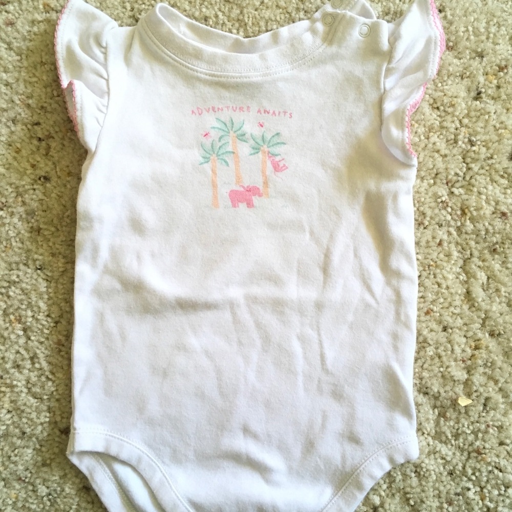 Janie and Jack flare sleeves onesie